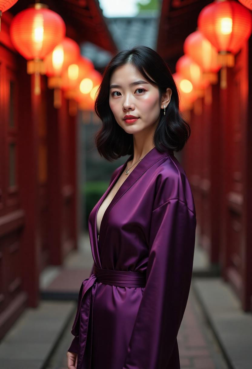 动漫中的坡道与樱花